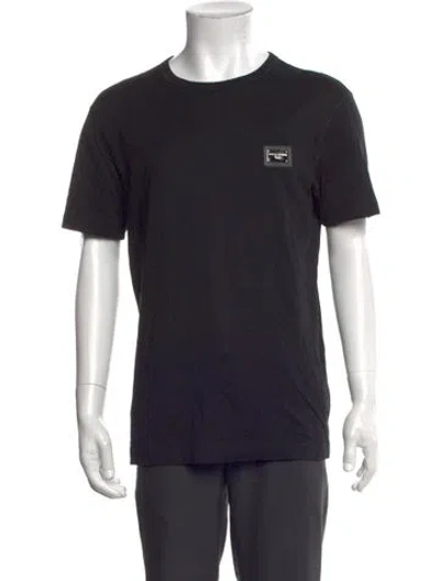 Pre-owned Dolce & Gabbana Crew Neck Short Sleeve T-shirt In Blue