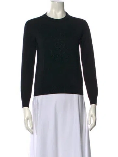 Pre-owned Dolce & Gabbana Crew Neck Sweater In Black