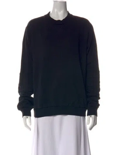 Pre-owned Dolce & Gabbana Crew Neck Sweater In Black