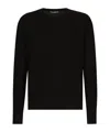 Dolce & Gabbana Crew-neck Sweater In Black
