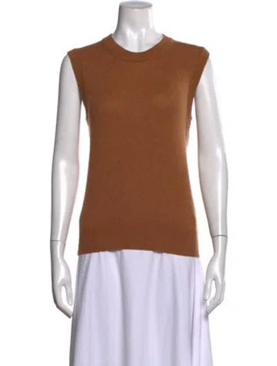 Pre-owned Dolce & Gabbana Crew Neck Sweater In Brown