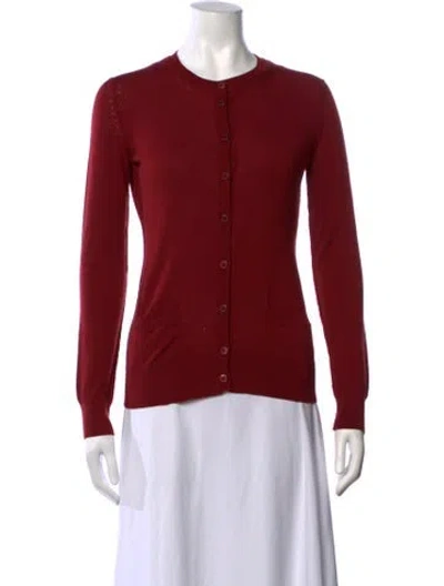 Pre-owned Dolce & Gabbana Crew Neck Sweater In Burgundy