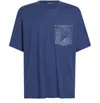 Dolce & Gabbana T-shirt Whit Pocket In Blue