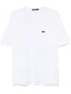 Dolce & Gabbana Crew Neck T-shirt In White With Logo In White