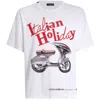 Dolce & Gabbana Cotton T-shirt With Vespa Print In White