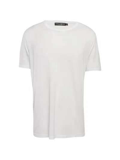 Pre-owned Dolce & Gabbana Crew-neck T-shirt In White