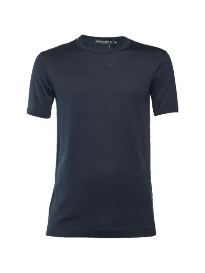 Pre-owned Dolce & Gabbana Crew Neck T-shirt In Black