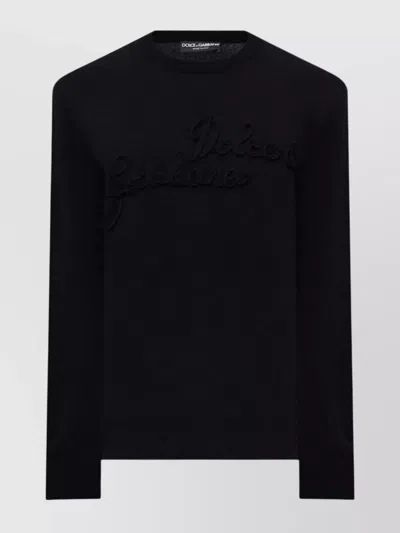 DOLCE & GABBANA CREW NECK WOOL SWEATER
