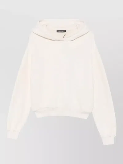 Dolce & Gabbana Crewneck Loungewear Top In White