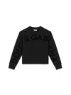 Dolce & Gabbana Logo-print Cotton Sweatshirt In Black