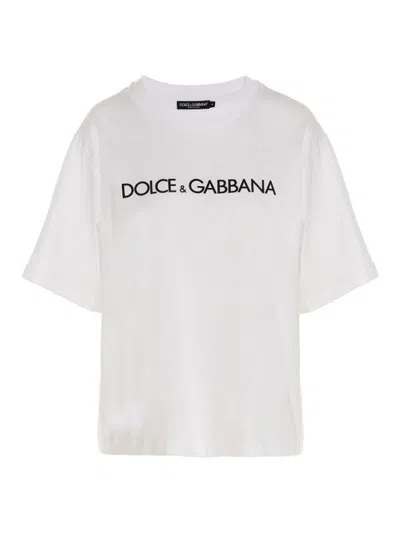 Dolce & Gabbana White T-shirt With Logo