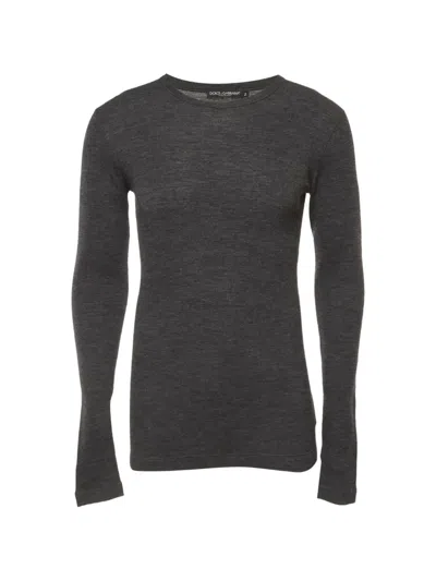 Pre-owned Dolce & Gabbana Crew-neck T-shirt In Gray