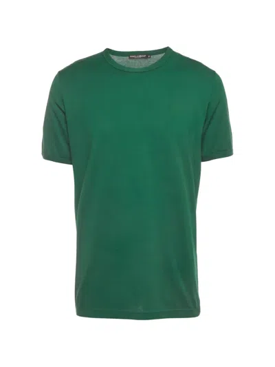 Pre-owned Dolce & Gabbana Crew-neck T-shirt In Green