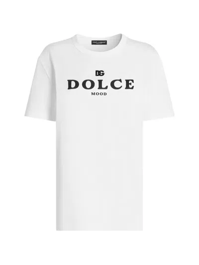 Dolce & Gabbana Crew-neck T-shirt In White