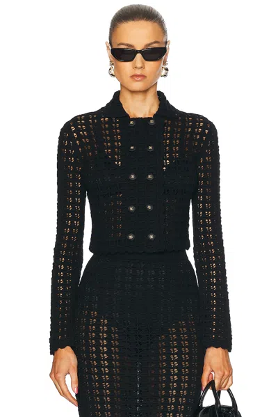 DOLCE & GABBANA CROCHET CARDIGAN
