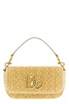 Dolce & Gabbana Crochet Shoulder Bag Shoulder Bags Beige In Sand