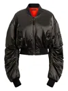 Dolce & Gabbana Cropped Nylon Canvas Outer Layer In Black