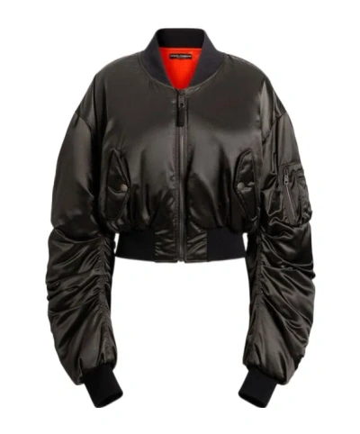 DOLCE & GABBANA DOLCE  GABBANA ZIP-UP OVERSIZED JACKET
