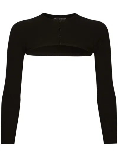 DOLCE & GABBANA DOLCE & GABBANA CROPPED CARDIGAN
