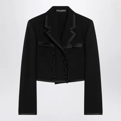 DOLCE & GABBANA DOLCE & GABBANA CROPPED DOUBLE-BREASTED JACKET