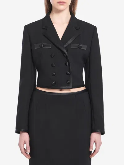 DOLCE & GABBANA CROPPED DOUBLEBREASTED JACKET