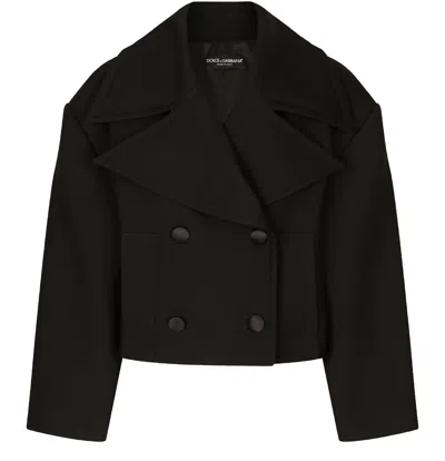 Dolce & Gabbana Cropped Jacket In ブラック