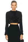 Dolce & Gabbana Cropped Jacket In Black
