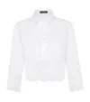 Dolce & Gabbana White Shirt With Lace