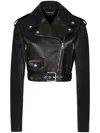 Dolce & Gabbana Dolce  Gabbana Zip-up Biker Jacket In Black