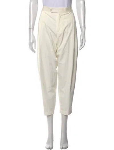 Pre-owned Dolce & Gabbana Cropped Pants In White