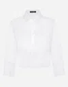Dolce & Gabbana White Shirt With Lace In White