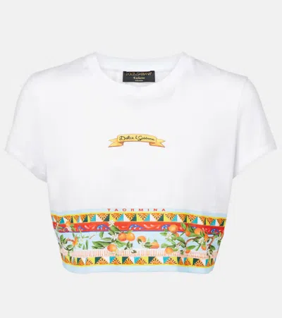 Dolce & Gabbana Cropped-top Aus Baumwolle