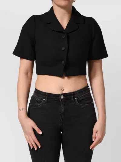 Dolce & Gabbana Cropped Short-sleeve Blouse