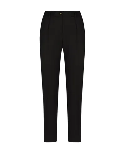 Dolce & Gabbana Cropped Straight-leg Trousers In Black