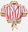 Dolce & Gabbana Cropped-hemd Aus Baumwolle
