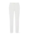 Dolce & Gabbana Silk Tailored Trousers In White