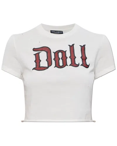 Pre-owned Dolce & Gabbana Cropped T-shirt