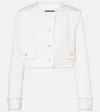 Dolce & Gabbana Long-sleeved Casual Jacket In White