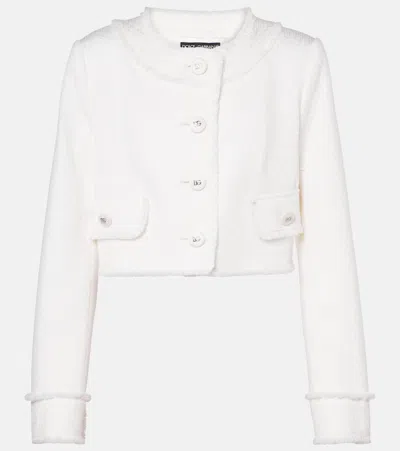 Dolce & Gabbana Woman Jacket Ivory Size 6 Virgin Wool, Viscose, Polyamide In Beige