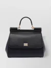 Dolce & Gabbana Cross-body Bag Structured Removable Strap In Black