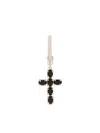 Dolce & Gabbana Cross-pendant Hoop Earring In Gold