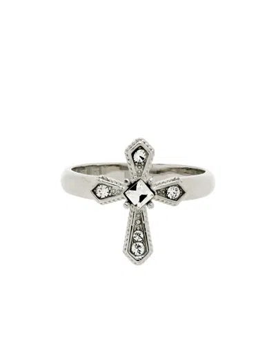 Dolce & Gabbana Cross Ring In White