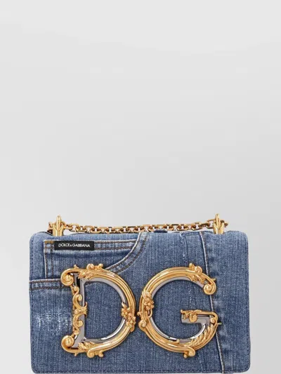 Dolce & Gabbana Dg Girls Crossbody Bag In Light Blue