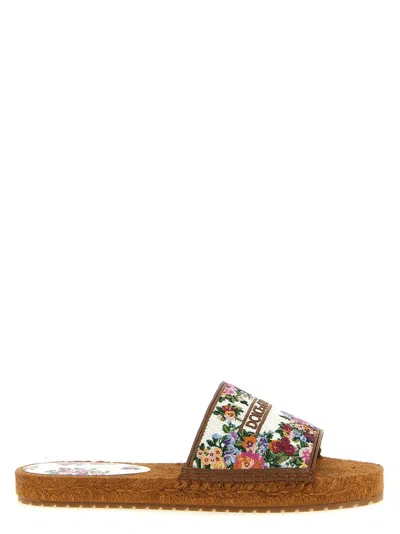 Dolce & Gabbana Cross-stitch Espadrilles In Multi