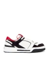Dolce & Gabbana Modern Low-top Sneakers Contrasting Panels In Nero & Bianco