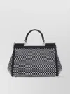 Dolce & Gabbana Small Sicily Tote Bag In Black