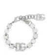 Dolce & Gabbana Crystal Dg Logo Bracelet