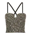 Dolce & Gabbana Crystal-embellished Bustier