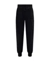 Dolce & Gabbana Crystal-embellished Cotton Track Pants In Black