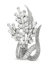Dolce & Gabbana Brosche In Blumenform Mit Kristallen In Metallic